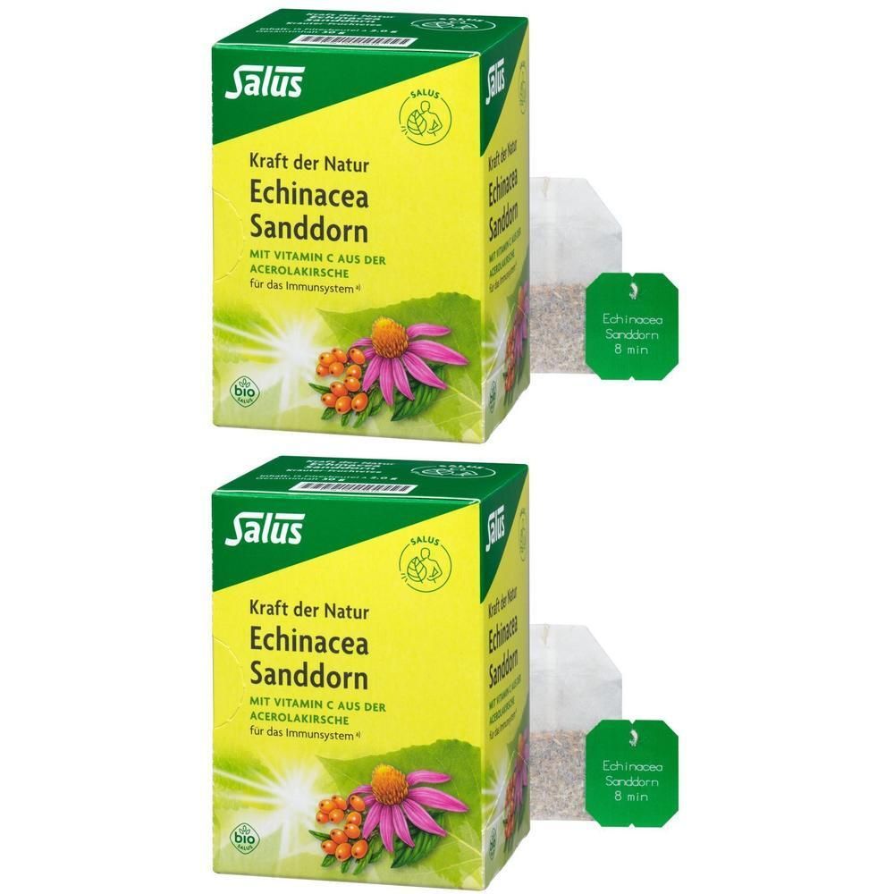 Echinacea Sanddorn TEE Bio 2x 2x15 St Filterbeutel