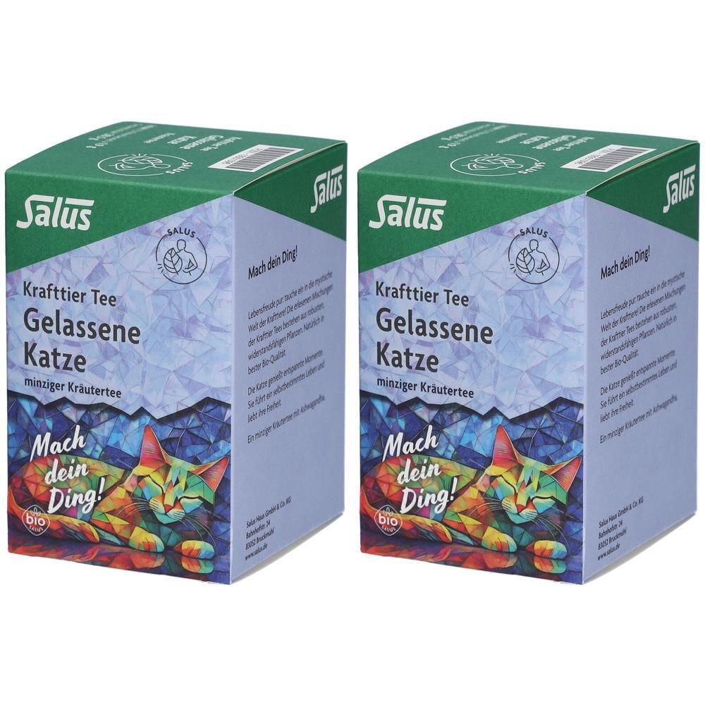 Krafttier Tee Gelassene Katze Bio Salus Filterbtl. 2x 2x15 St Filterbeutel