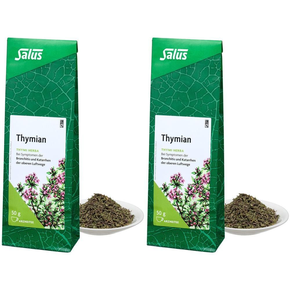 Thymian Arzneitee Thymi herba Bio Salus 2x 2x50 g Tee