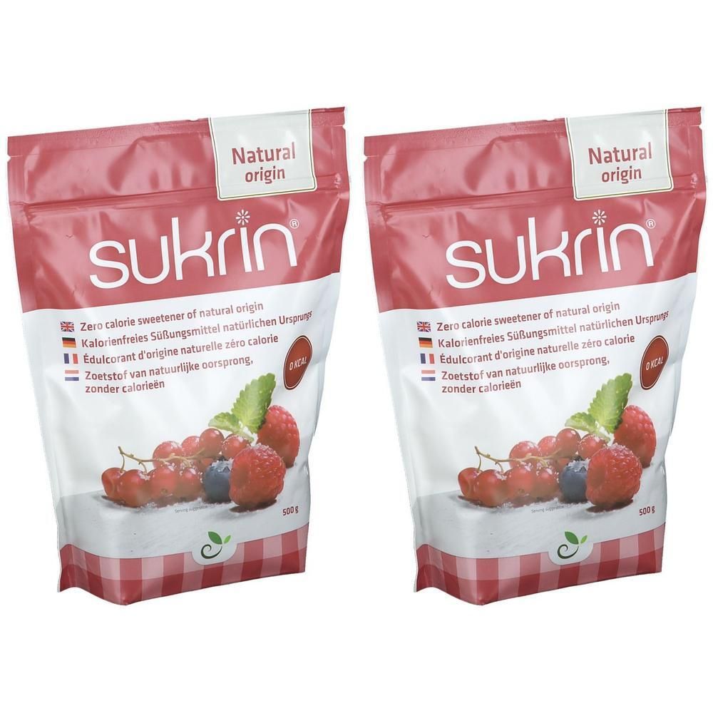 Sukrin Kristallzucker 2x 2x500 g Pulver