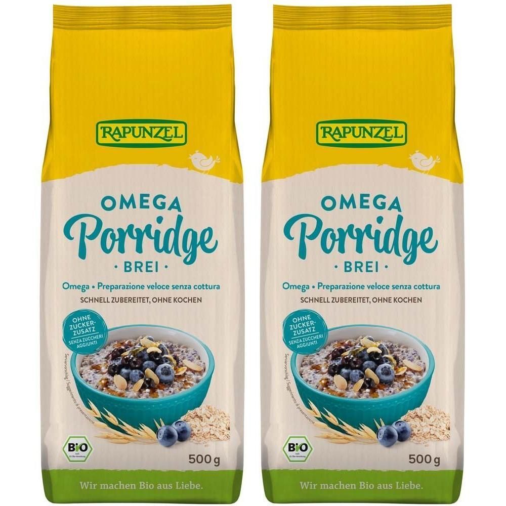Rapunzel Bio Guten Morgen Frühstücksbrei Omega 2x 2x500 g Brei