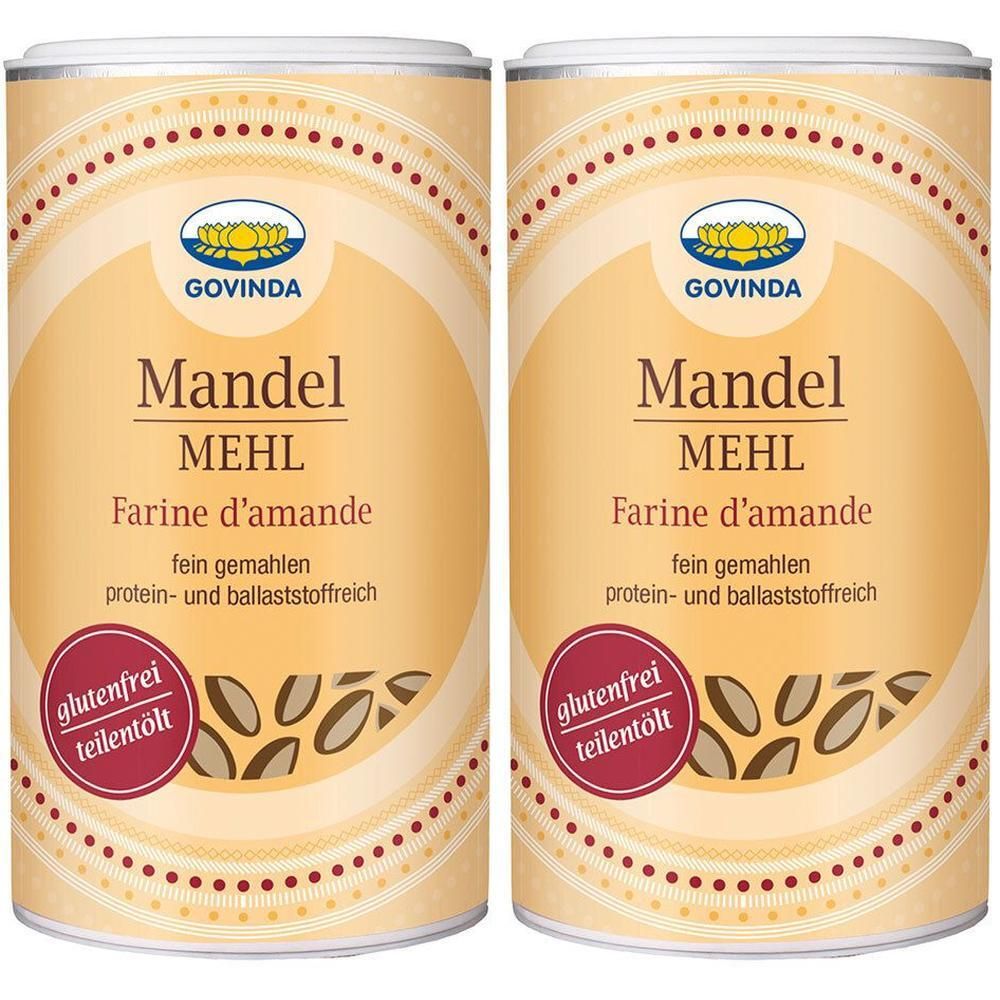 Govinda Bio Mandelmehl 2x 2x200 g Pulver