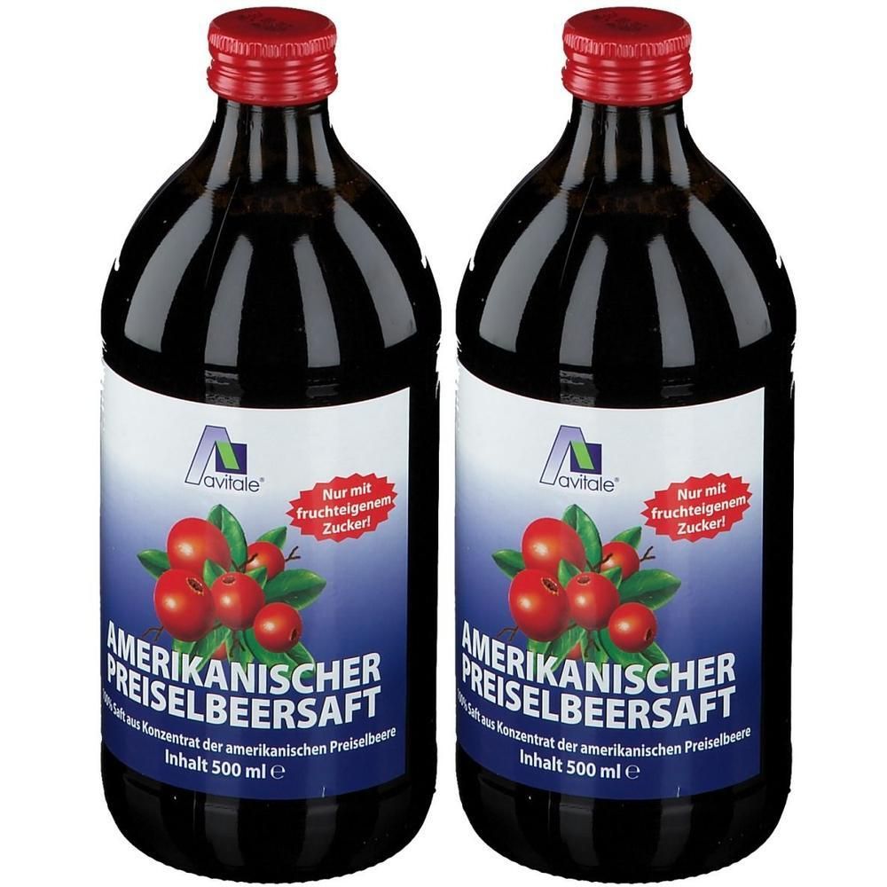 Preiselbeer Saft amerikanisch 2x 2x500 ml