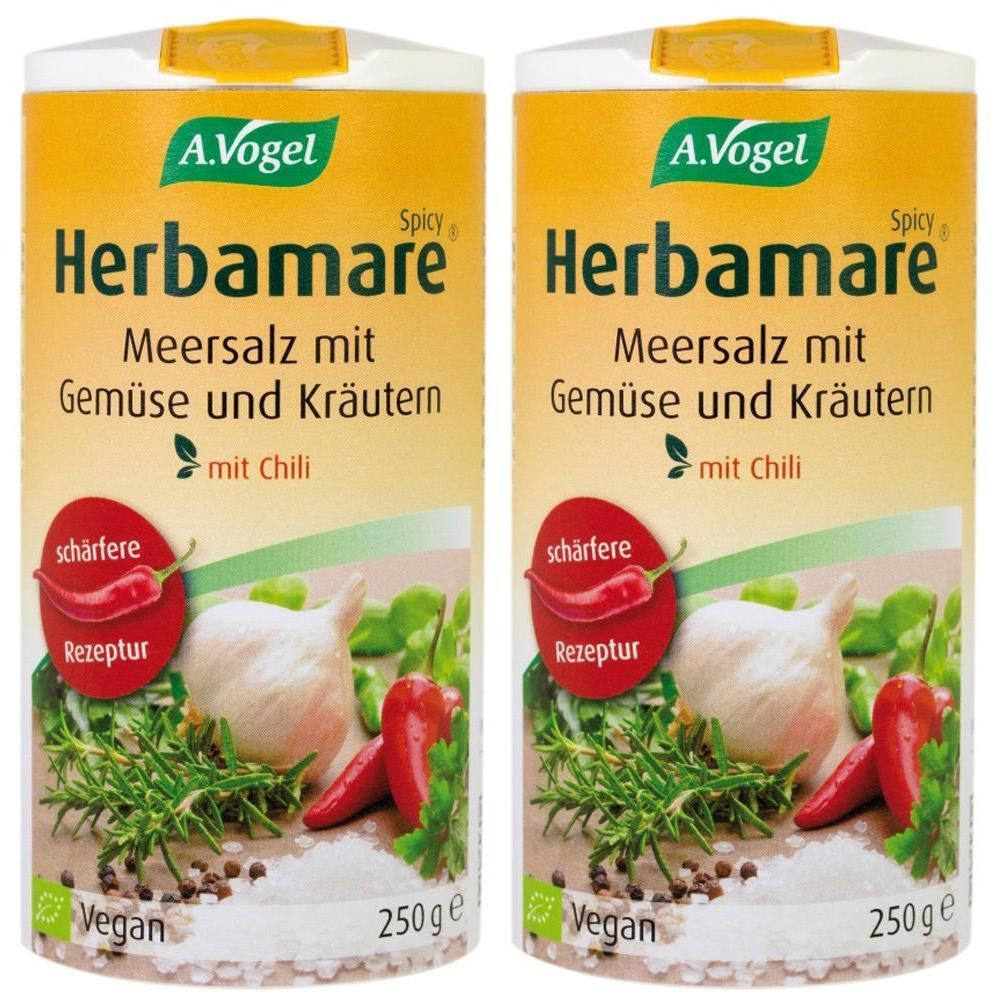 A.vogel Herbamare SPI Meer Bio 2x 2x250 g Salz