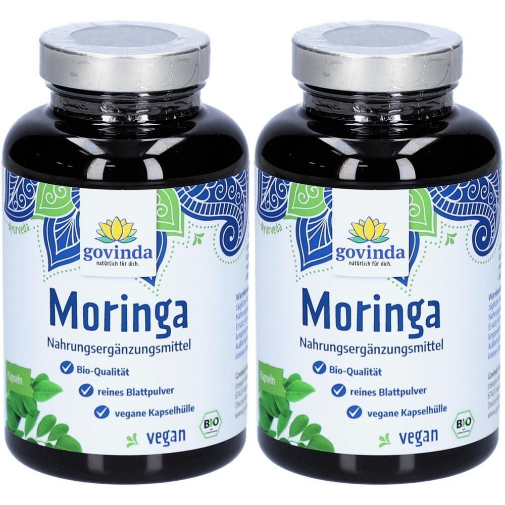 Govinda Moringa Kapseln Bio 100 g PET 2x 2x100