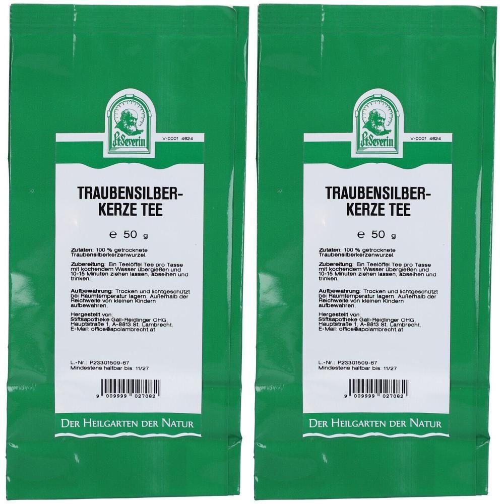 Traubensilberkerze Tee 2x 2x50 g