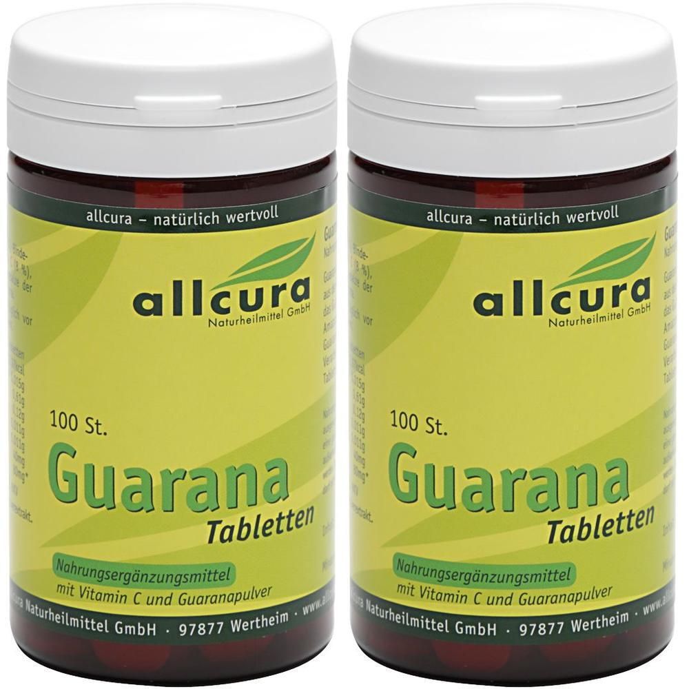 Guarana Tabletten 200 mg Extraktpulver 2x 2x100 St