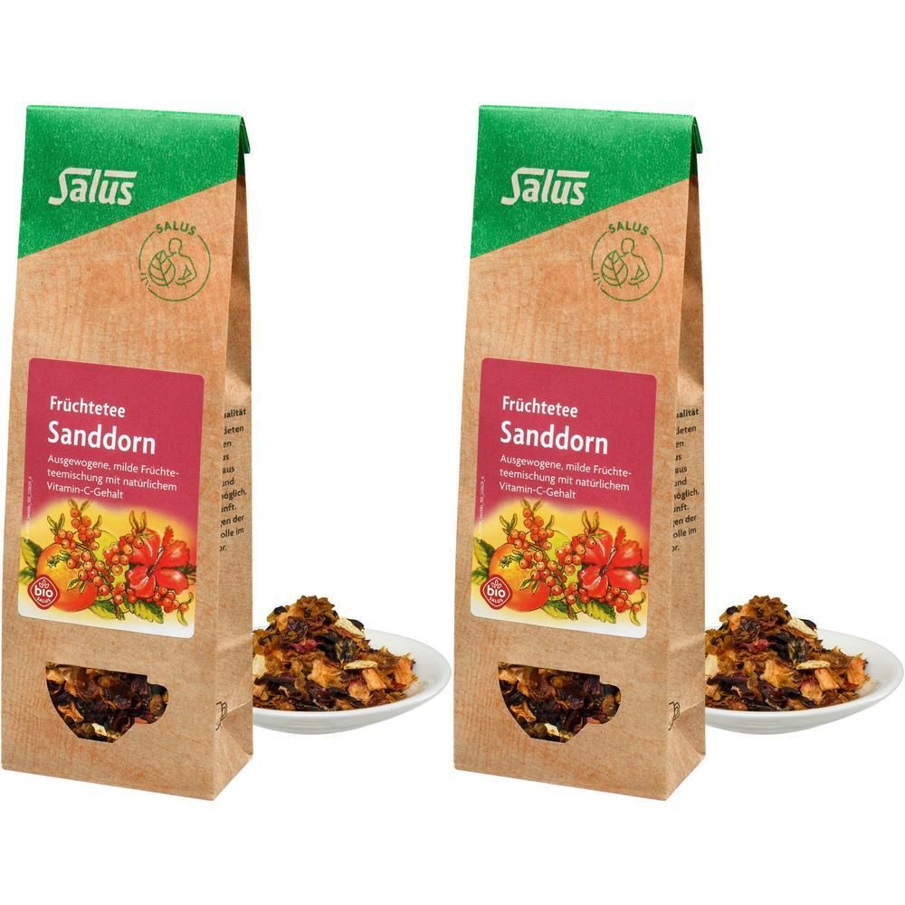 Sanddorn Früchtetee Bio Salus 2x 2x100 g Tee