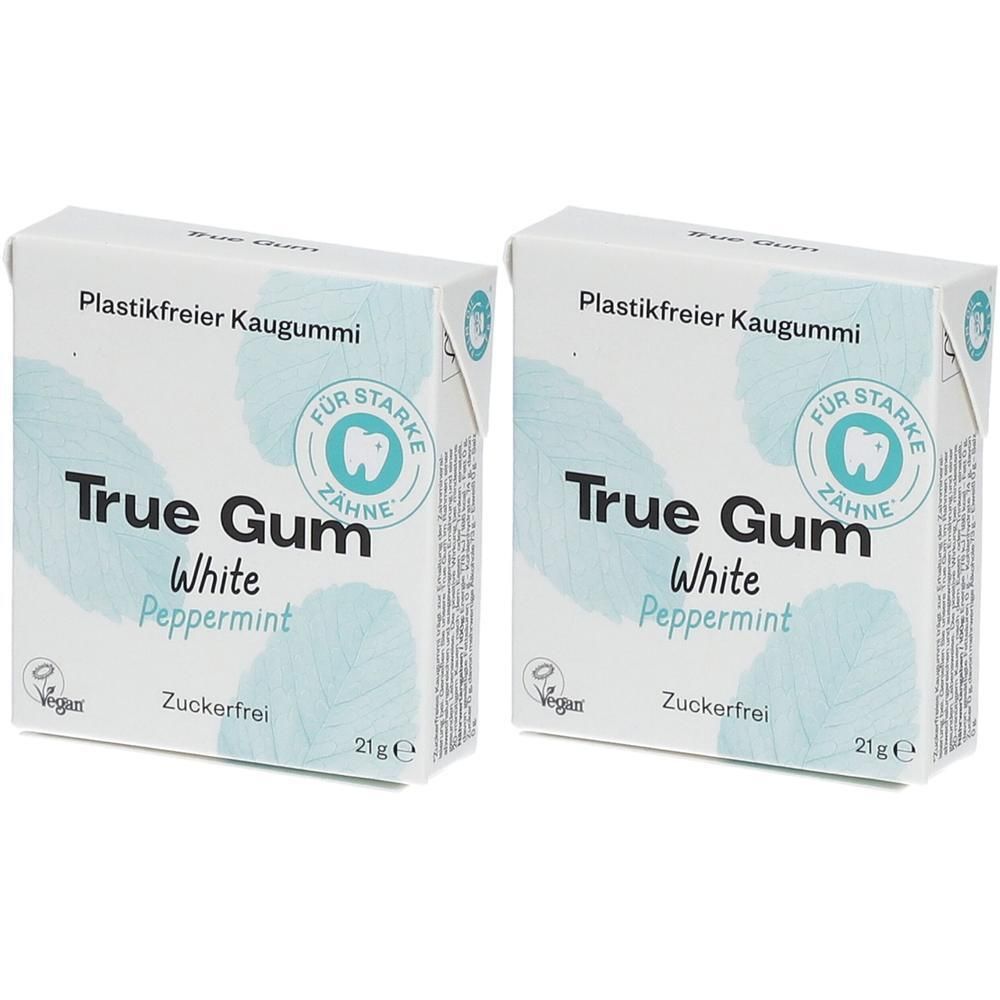 True Gum - White, 21g 2x 2x21 g Kaugummi