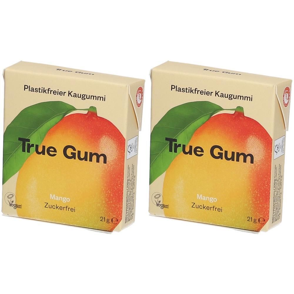 True Gum - Mango, 21g 2x 2x21 g Kaugummi
