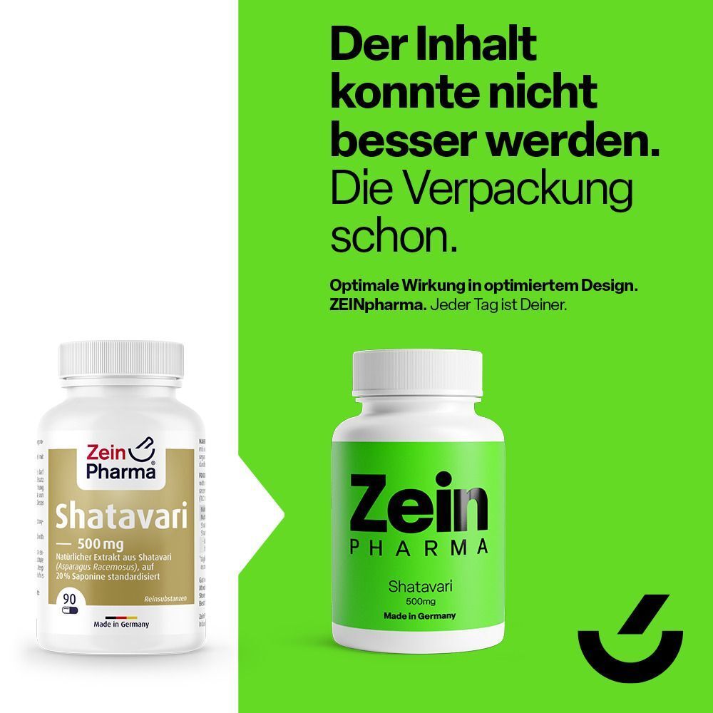 Vergleich: Flasche mit altem Design und Flasche mit neuem Design. Text: Der Inhalt konnte nicht besser werden. Die Verpackung schon.