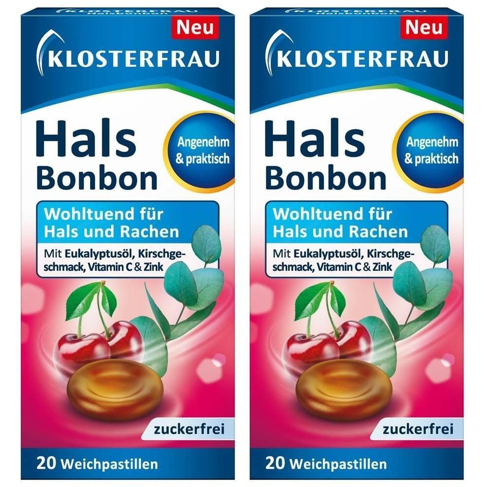 Klosterfrau Halsbonbon 2x 2x20 St Bonbons