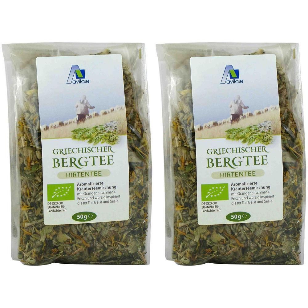 Griechischer Bergtee Orange Bio Hirtentee 2x 2x50 g Tee