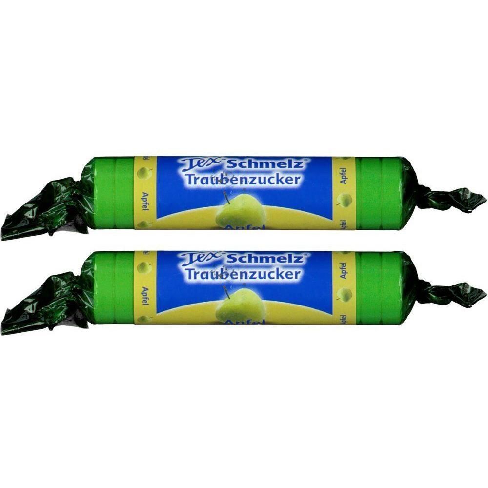 Soldan Tex Schmelz Traubenzucker Apfel Rolle 2x 2x33 g Bonbons
