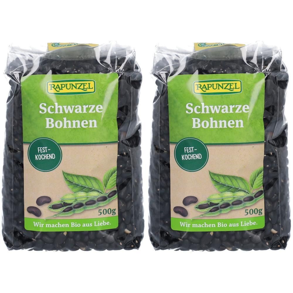 Rapunzel Bohnen schwarz 2x 2x500 g