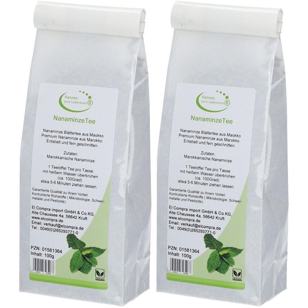 Nanaminze Blättertee 2x 2x100 g Tee