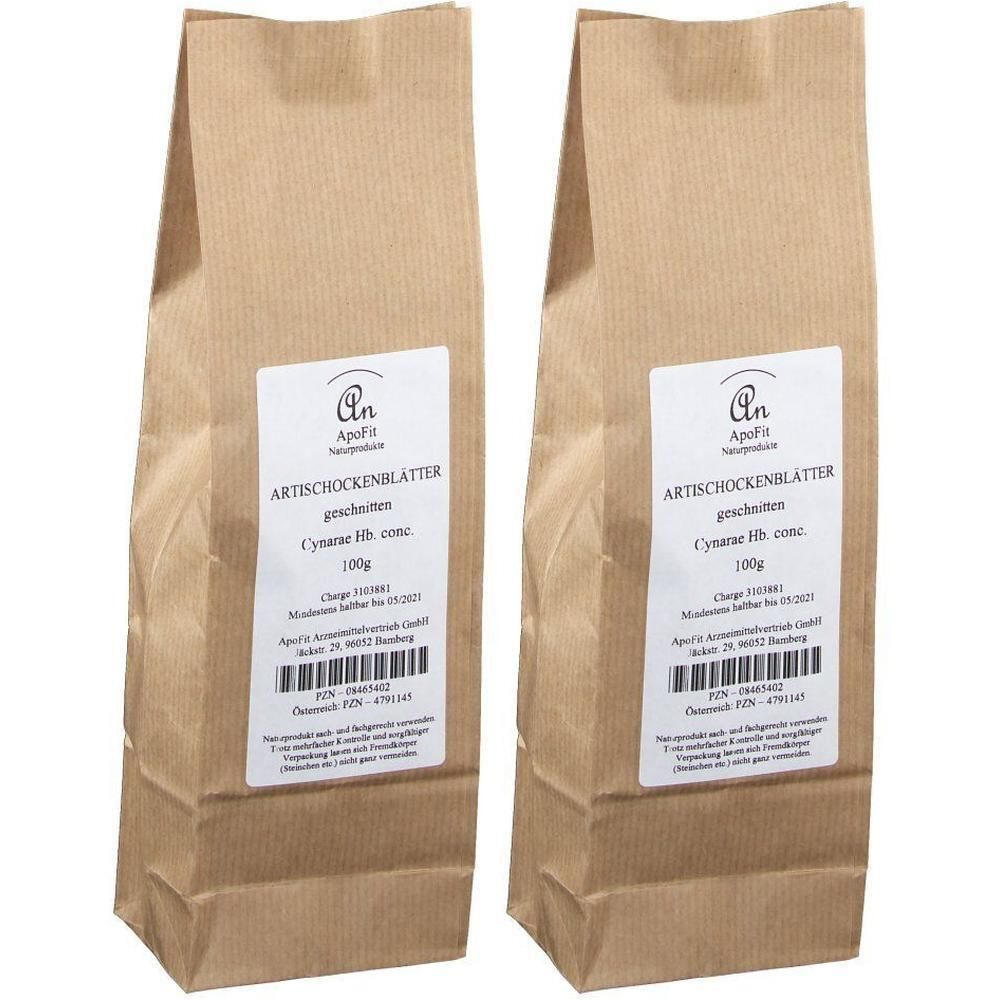 Artischocken Blätter 2x 2x100 g Pulver