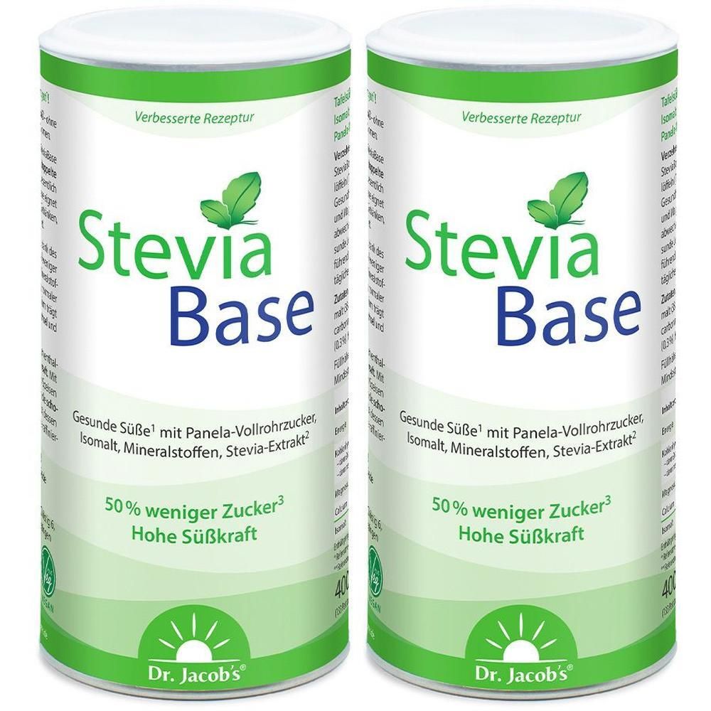 Steviabase Dr.Jacob's Pulver 2x 2x400 g