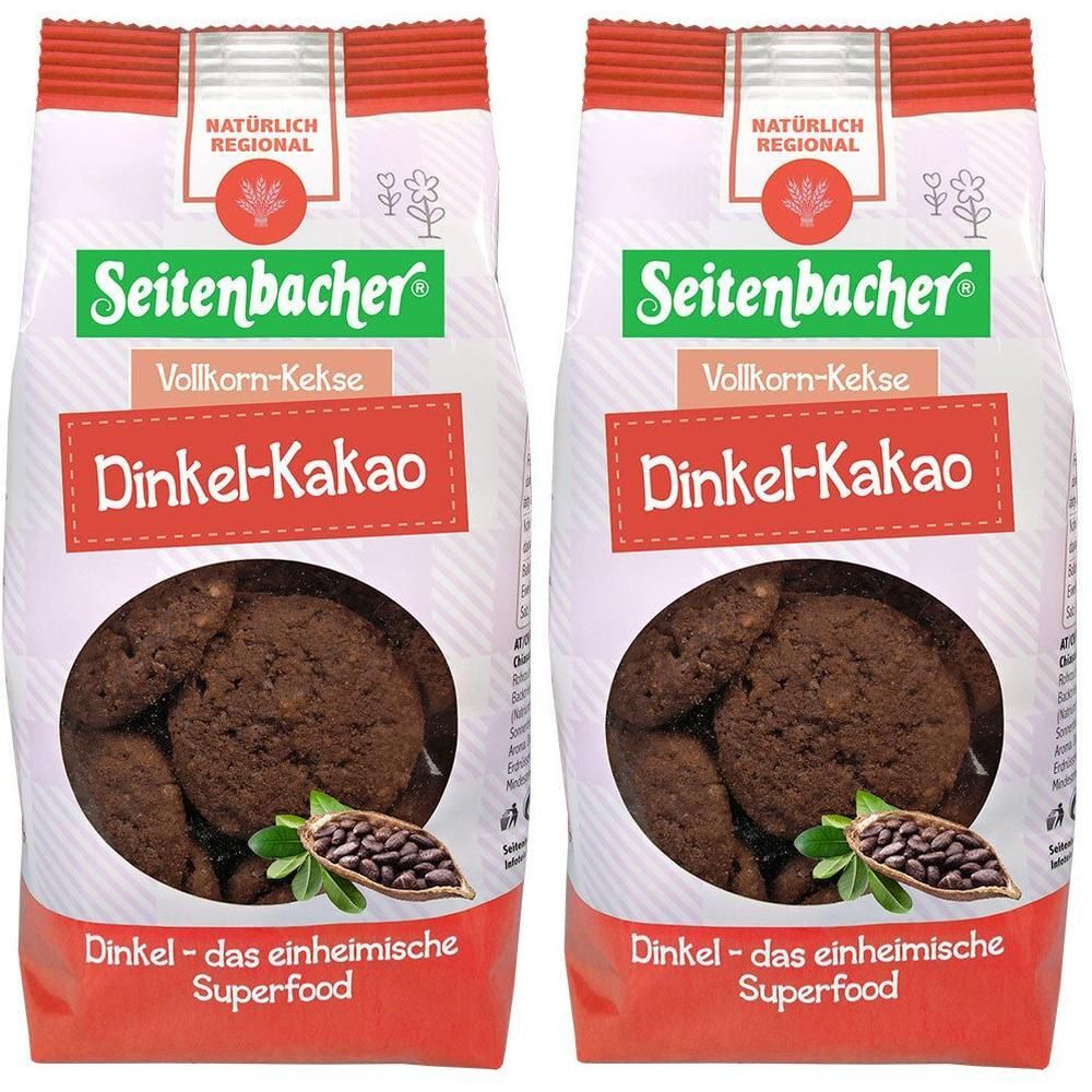Seitenbacher Dinkel Kakao Keks 2x 2x200 g