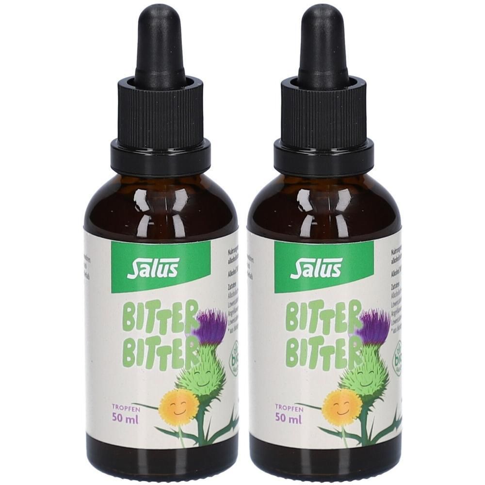 Salus Bitter Tropfen alkoholhaltig Bio 2x 2x50 ml zum Einnehmen