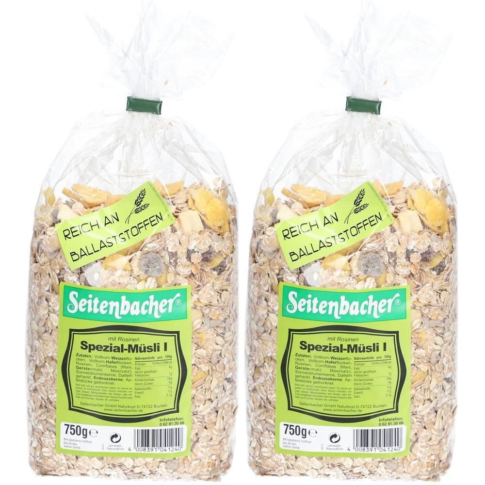 Seitenbacher Spezial Müsli I 2x 2x750 g