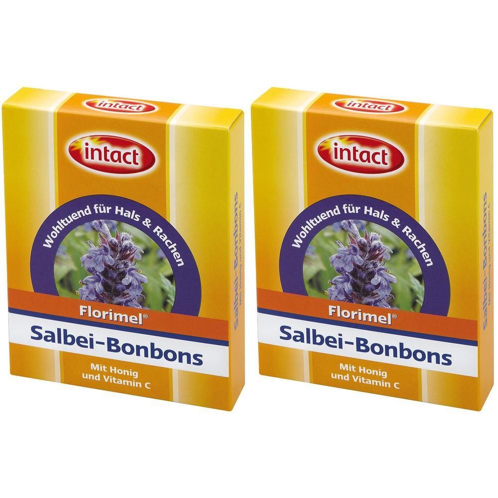Florimel Salbeibonbons m.Vitamin C 2x 2x50 g Bonbons