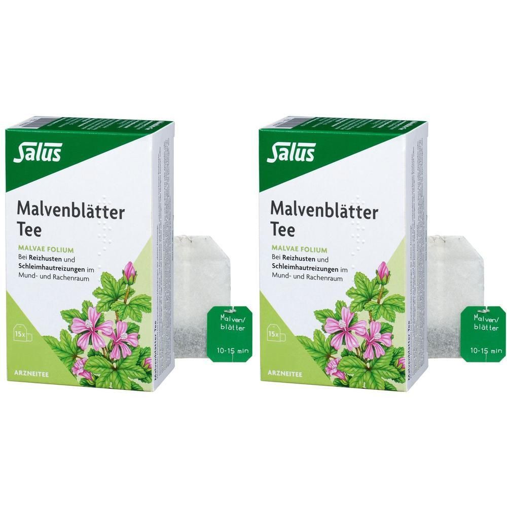 Malvenblätter Arzneitee Bio Salus Filterbeutel 2x 2x15 St
