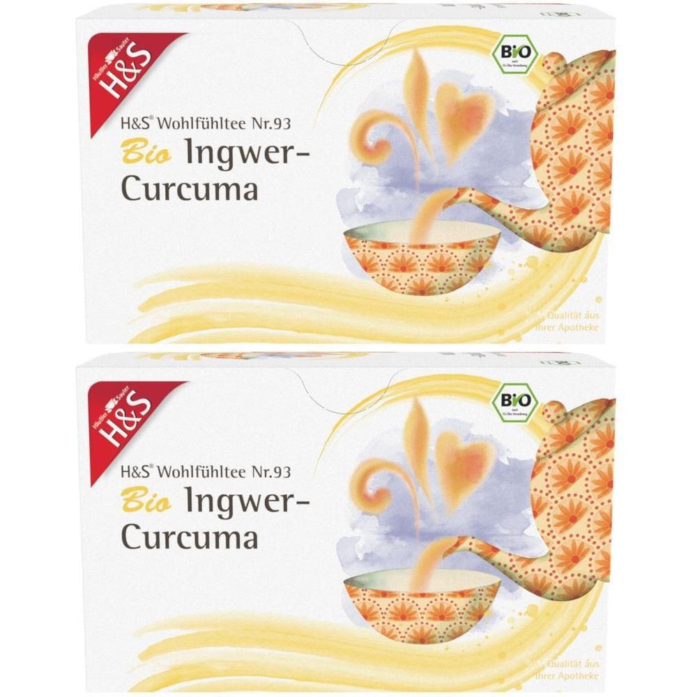 H&S Bio Ingwer-Curcuma Filterbeutel 2x 2x20x1,25 g