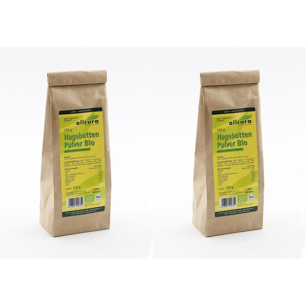 Hagebutten Pulver Bio 2x 2x150 g