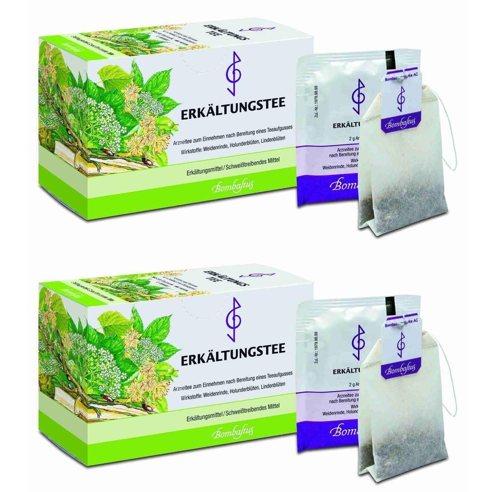 Erkältungstee Bombastus Filterbeutel 2x 2x20x2 g