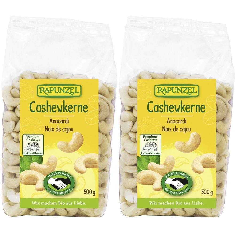 Rapunzel Bio Cashewkerne 2x 2x500 g