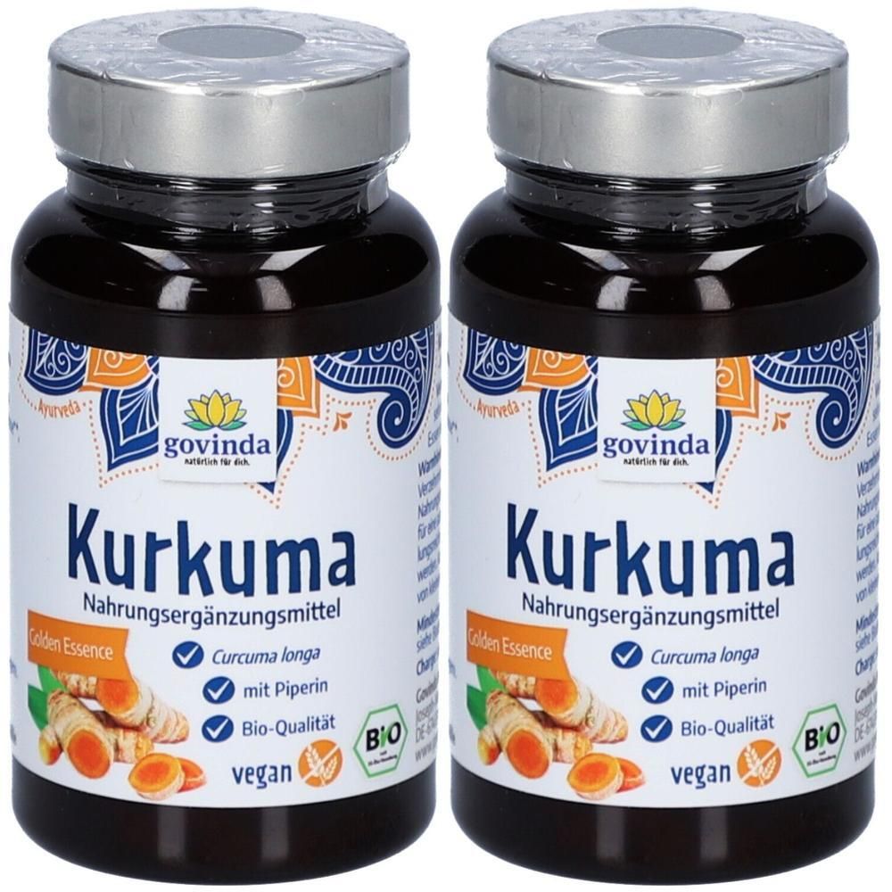 Govinda Kurkuma Kapseln Bio 45 g in PET 2x 2x45