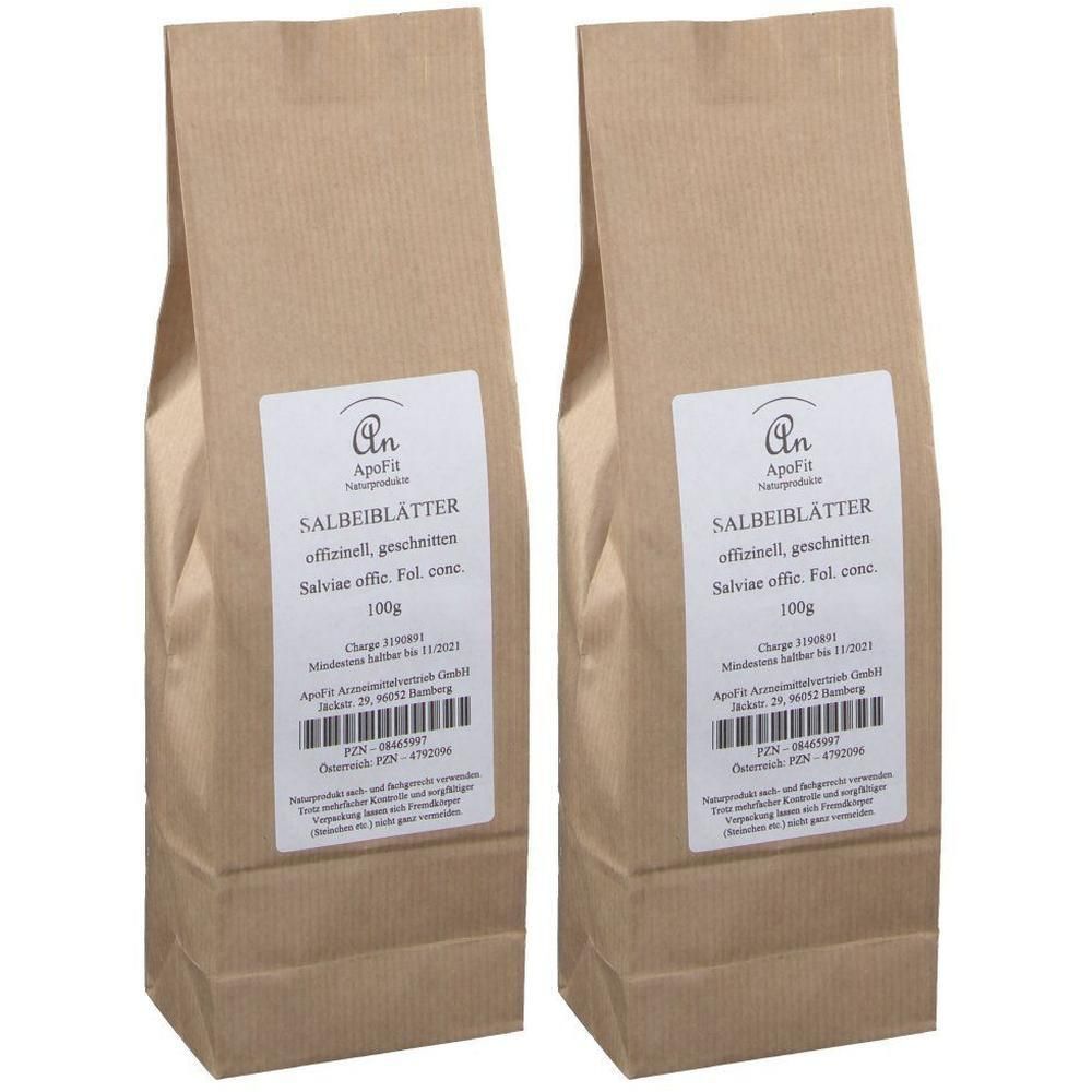 Salbeiblätter 2x 2x100 g Tee