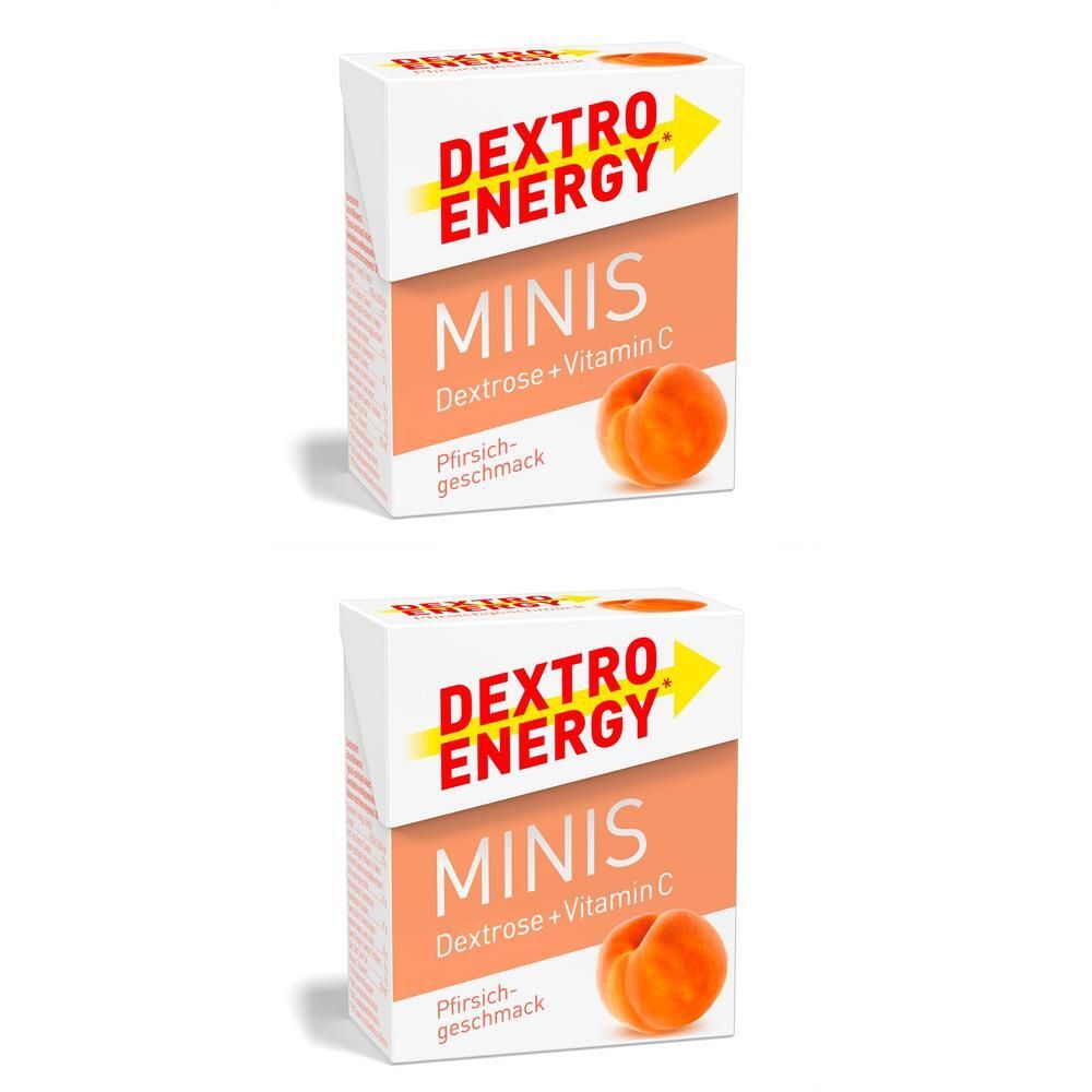 Dextro Energen minis Pfirsich 2x 2x1 St Täfelchen