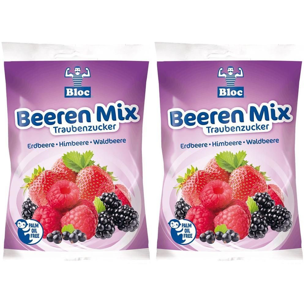 Bloc Traubenzucker Beeren Mischung Btl. 2x 2x42 g Bonbons