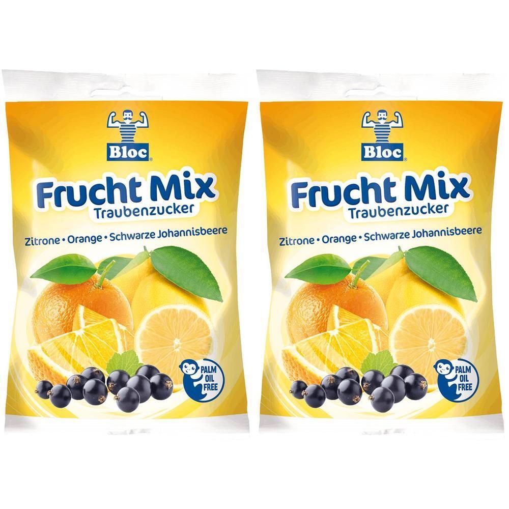 Bloc Traubenzucker Frucht Mischung Btl. 2x 2x75 g Bonbons