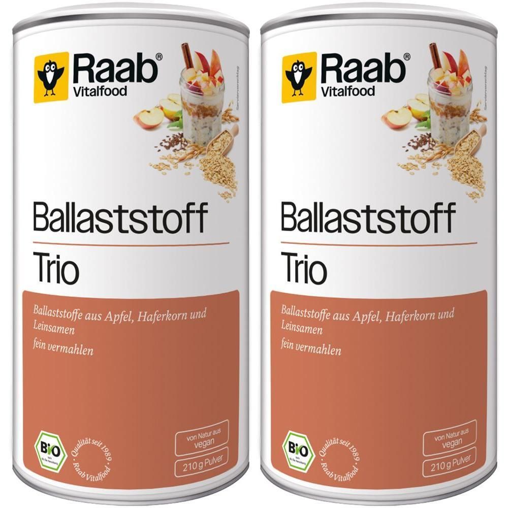 Raab Vitalfood Ballaststoff Trio Pulver Bio 2x 2x210 g