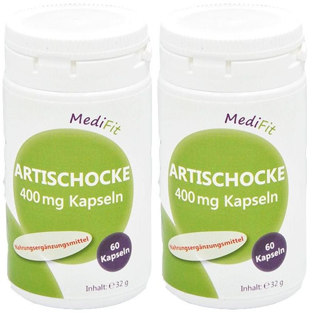 Artischocke 400 mg Kapseln MediFit 2x 2x60 St