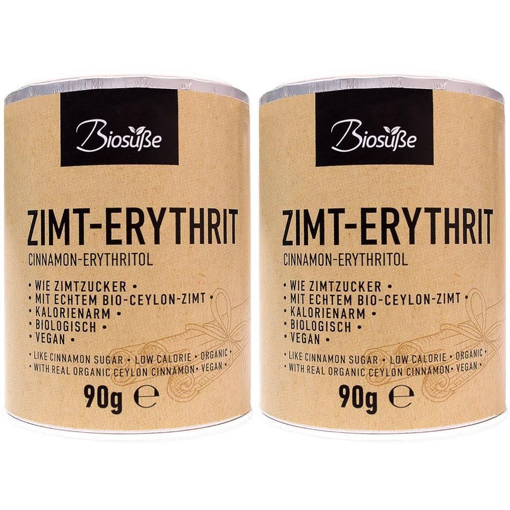 Biosüsse Zimt 90g (cinnamon) 2x 2x90 g