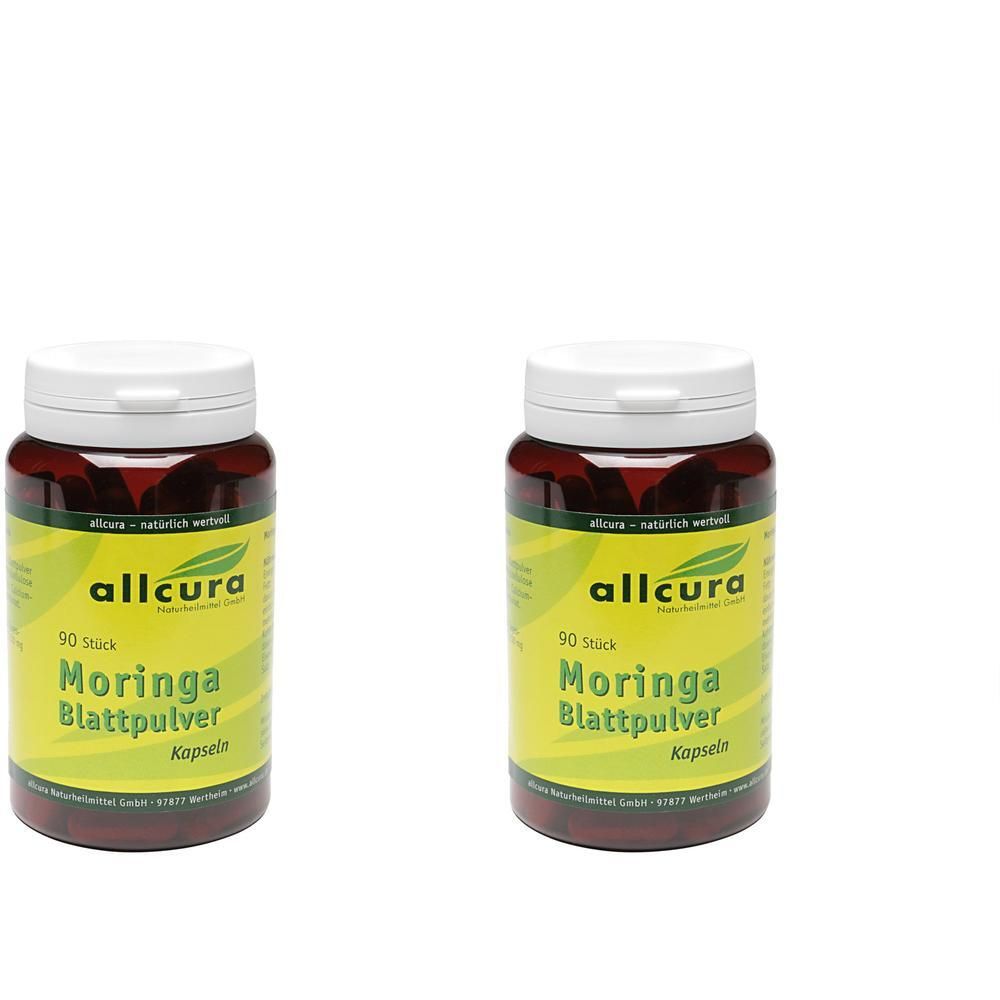 Moringa Blattpulver Kapseln 2x 2x90 St