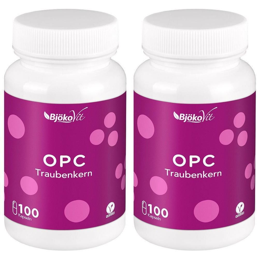 OPC Traubenkern vegan Kapseln 2x 2x100 St