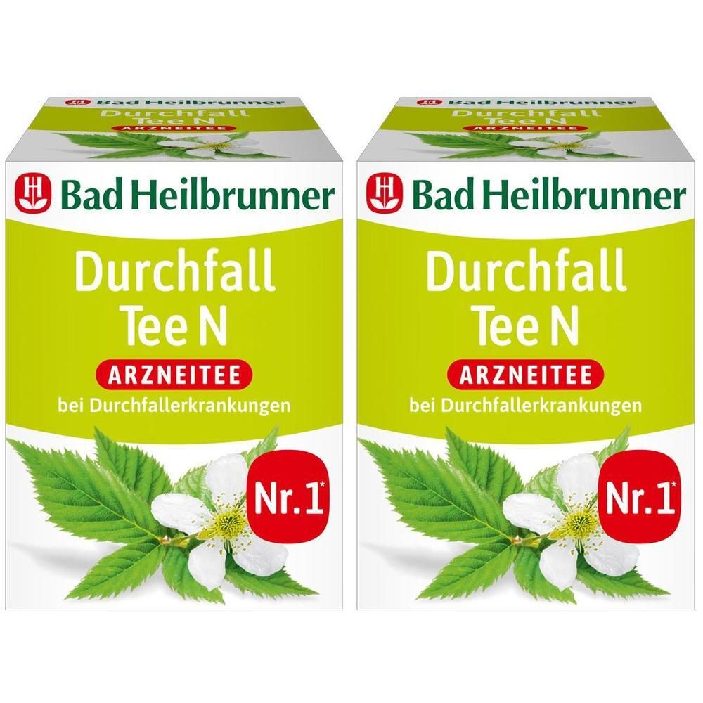 BAD Heilbrunner Durchfall Tee N Filterbeutel 2x 2x8x1,5 g