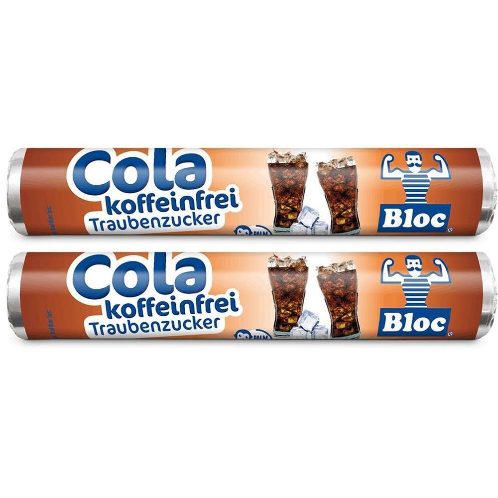 Bloc Traubenzucker Cola Rolle 2x 2x42 g Bonbons