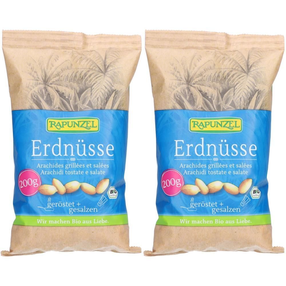 Rapunzel Erdnüsse geröstet, gesalzen 2x 2x200 g