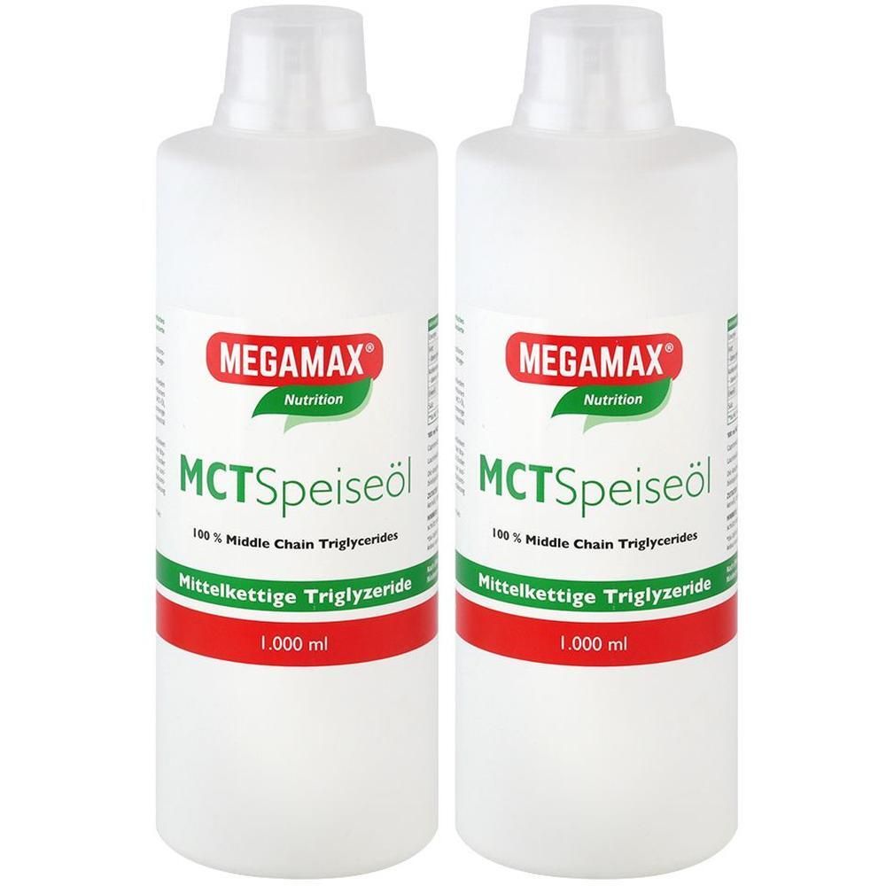 MCT 100% rein Megamax Öl 2x 2x1000 ml