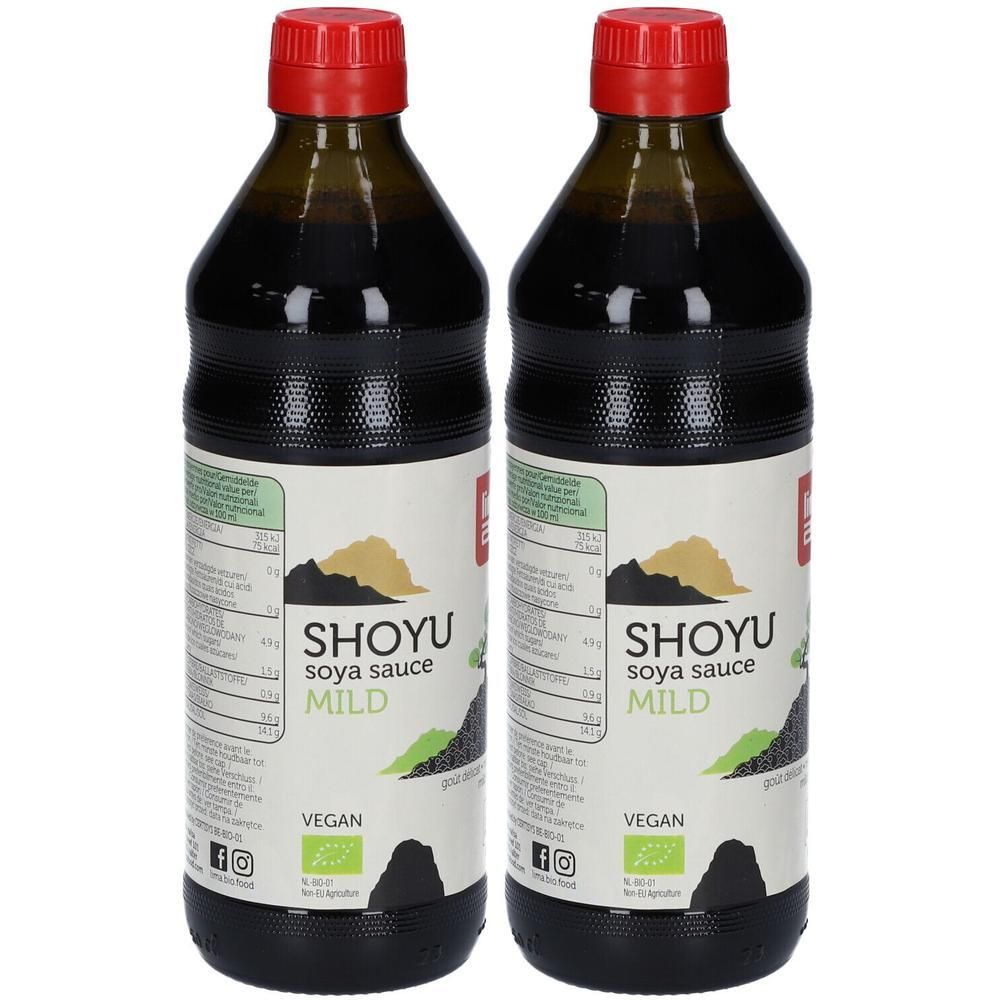 Lima Bio Shoyu Sojasoße 2x 2x500 ml Flüssigkeit