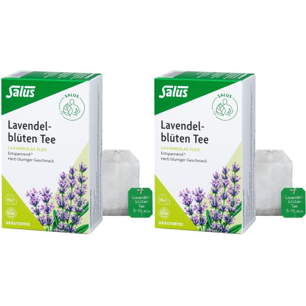 Lavendelblüten Tee Lavandulae flos Bio Salus Fbtl. 2x 2x15 St Filterbeutel