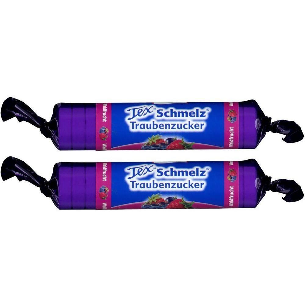Soldan Tex Schmelz Traubenzucker Waldfrüchte Rolle 2x 2x33 g Bonbons