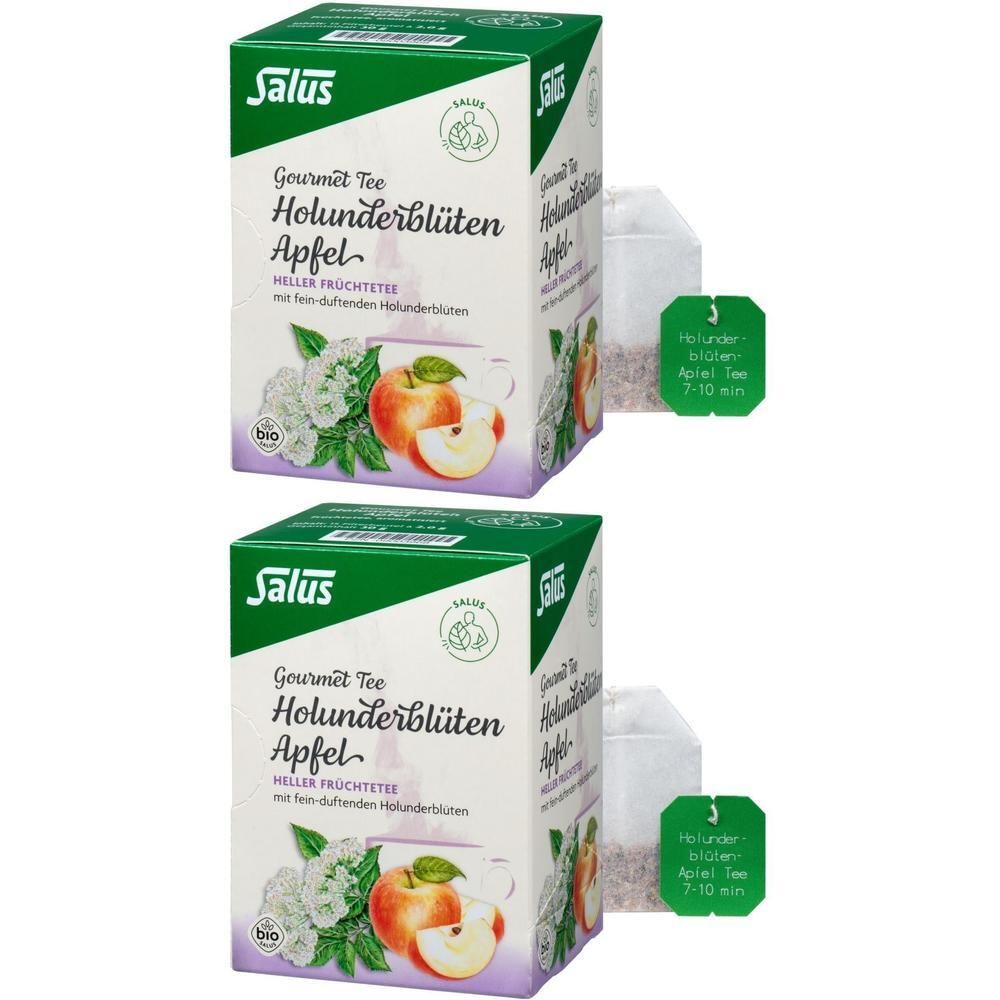 Holunderblüten Apfel Tee Salus Filterbeutel 2x 2x15 St
