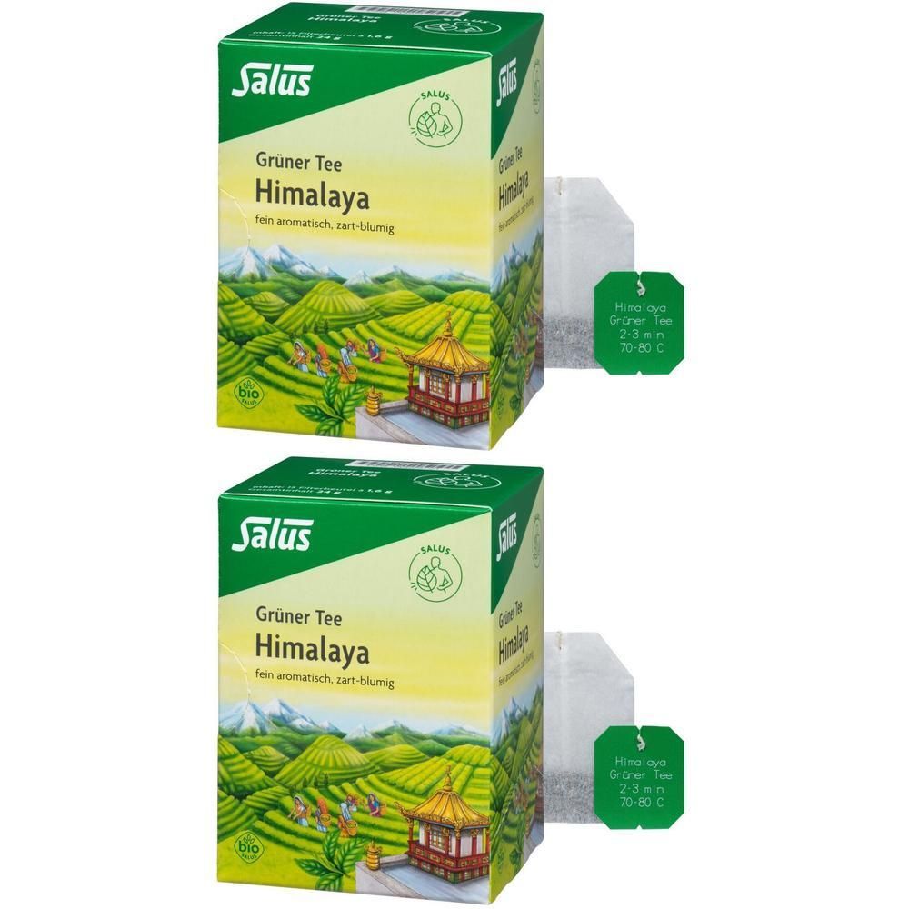 Gruener TEE Himalaya Salus Bio 2x 2x15 St Filterbeutel